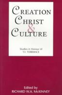 Creation Christ and Culture