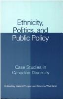 Ethnicity, politics, and public policy