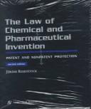 The law of chemical and pharmaceutical invention