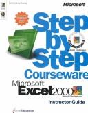 Microsoft  Excel 2000 Step by Step Courseware Trainer Pack (Step By Step Courseware Series)
