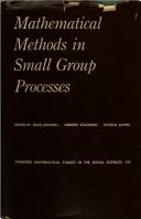 Mathematical Methods In Small Group Proceedings
