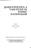 Basque Politics (Basque Studies Program occasional papers series)