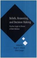 Beliefs, Reasoning, and Decision Making