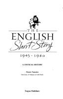 The English short story, 1945-1980