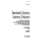 Twentieth-Century literary criticism. [electronic resource]