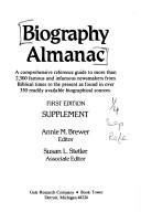 Biography Almanac (Almanac of Famous People)