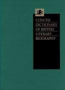 Concise Dictionary of British Literary Biography