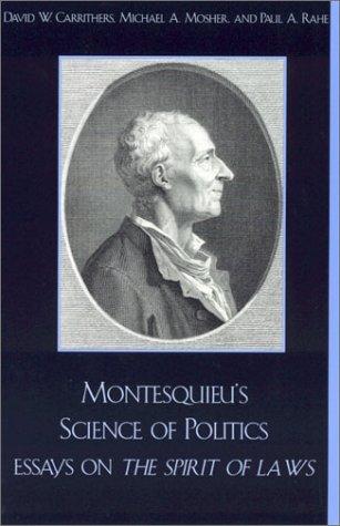 Montesquieu's science of politics