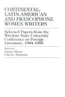 Continental, Latin-American, and francophone women writers