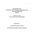 Proceedings of the IEEE/IAFE 1997 Computational Intelligence for Financial Engineering (CIFEr)