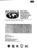 IEEE ISSSTA '94, IEEE Third International Symposium on Spread Spectrum Techniques & Applications