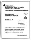 Sixteenth IEEE/CPMT International Electronics Manufacturing Technology Symposium, September 12-14, 1994, La Jolla, Ca, USA