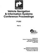 Vehicle Navigation & Information Systems Conference proceedings