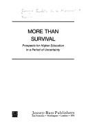More Than Survival (The Carnegie Council series)
