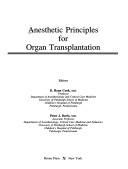 Anesthetic Principles for Organ Transplantation/Order No2525