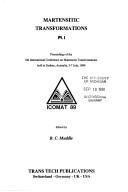 Martensitic transformations