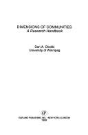 Dimensions of Communities