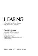 Hearing, an introduction to psychological and physiological acoustics