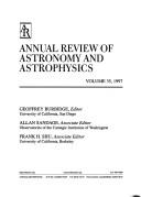 Annual review of astronomy and astrophysics