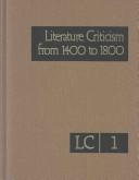 Literature criticism from 1400 to 1800
