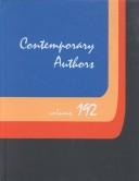 Contemporary Authors, Vol. 192