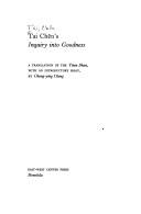 Tai Chen's Inquiry into Goodness