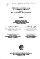 Prediction of Response in Radiation Therapy