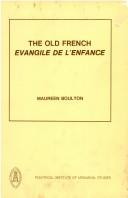 The Old French Evangile de l'enfance