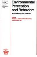 Environmental perception and behavior