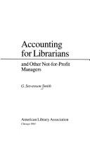 Accounting for Librarians and Other Not-For-Profit Managers