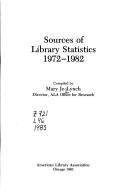 Sources of library statistics, 1972-1982