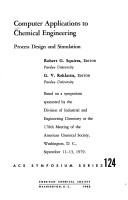 Computer applications to chemical engineering
