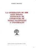 La Generación de 1898 ante España