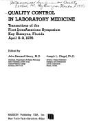 Quality control in laboratory medicine
