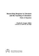 Researching response to literature and the teaching of literature