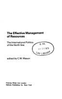 The Effective management of resources