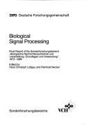 Biological Signal Processing