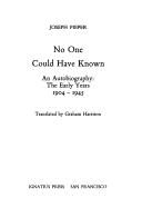 No one could have known