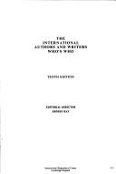 The International authors and writers who's who