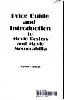 Price guide and introduction to movie posters and movie memorabilia