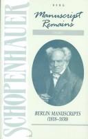 Manuscript remains in four volumes