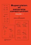 Supervision of concrete construction