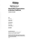 World affairs organizations in northern California