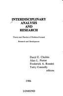Interdisciplinary analysis and research