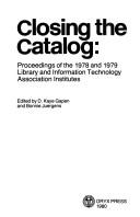 Closing the catalog