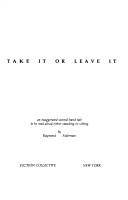 Take it or leave it