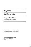 Quest for Certainty