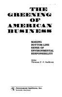 The Greening of American Business