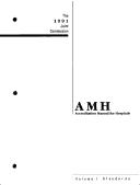 AMH, Accreditation manual for hospitals