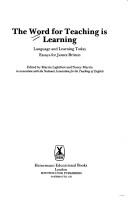 The Word for teaching is learning